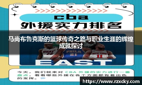 马尚布鲁克斯的篮球传奇之路与职业生涯的辉煌成就探讨